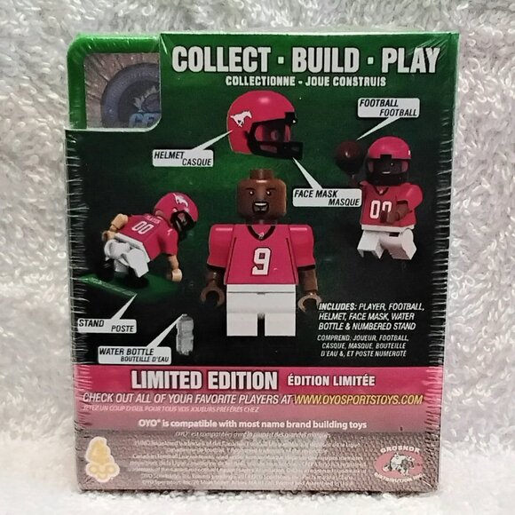 3/$25 Sealed 2014 CFL Jon Cornish Mini Figure G1LE Series 1 by OYO Sports!! - Picture 4 of 4